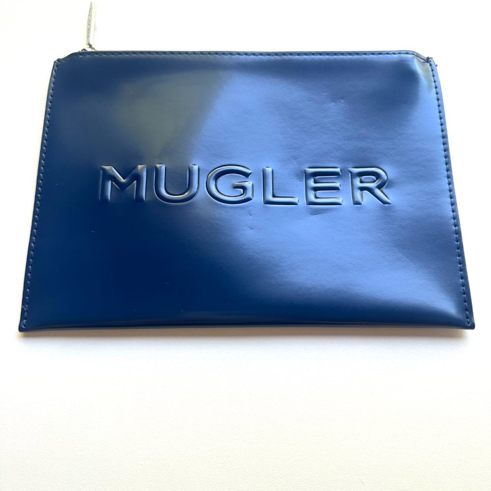 3102 MUGLER MAKEUP BEAUTY BAG WITH ZIPPER DESIGNER COSMETIC BAG
